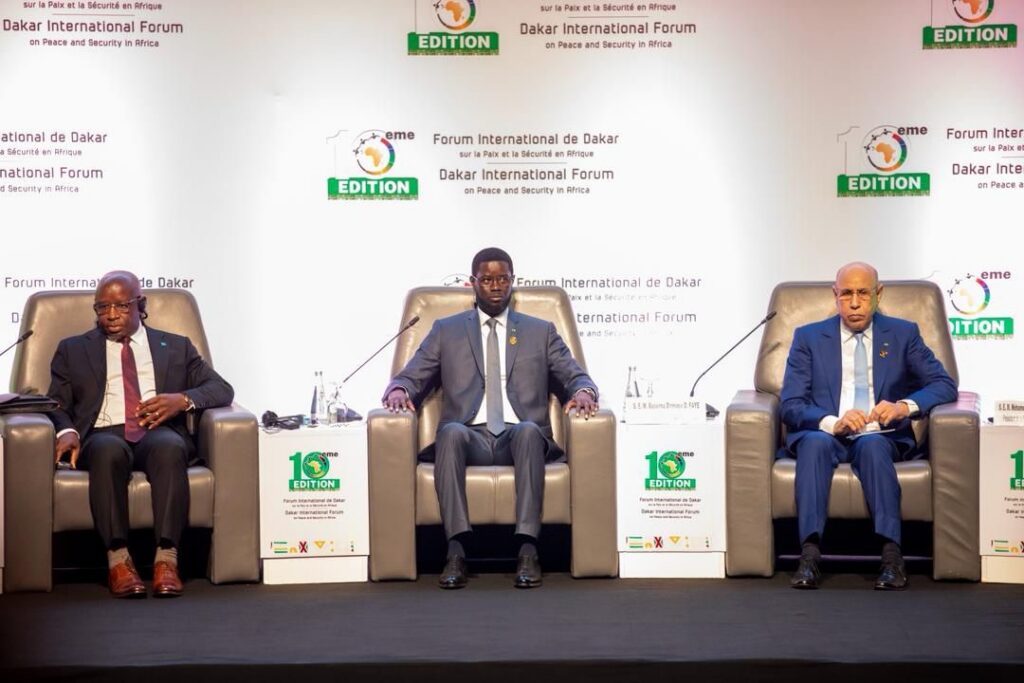 Forum international de Dakar : Le Président Bassirou Diomaye Faye appelle l’Afrique à reprendre en main son destin sécuritaire