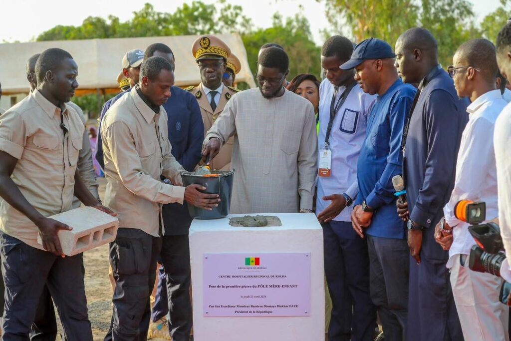 Kolda : Bassirou Diomaye Faye renforce l’offre de santé avec un pôle mère-enfant et un SAMU interrégional