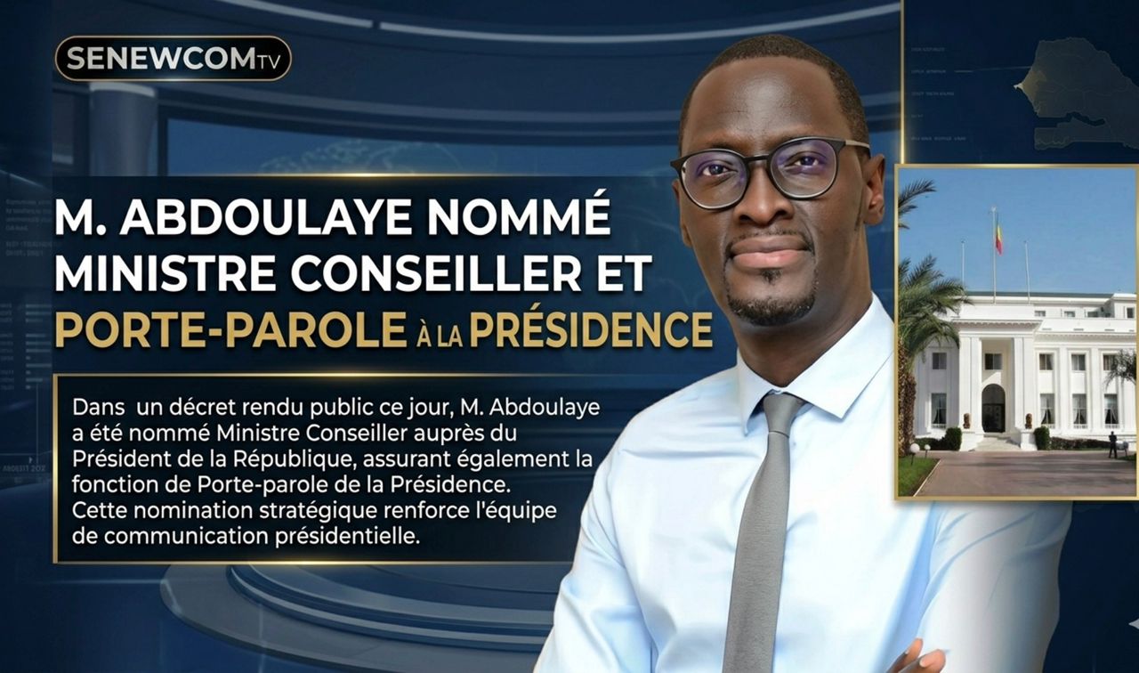 Présidence de la République : Abdoulaye Tine nommé ministre-conseiller et porte-parole