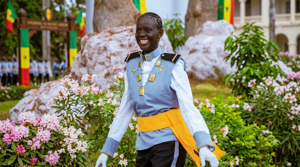 SÉNÉGAL : Fatimata Ndiaye, Major de la 44ᵉ Promotion de l’ENOA