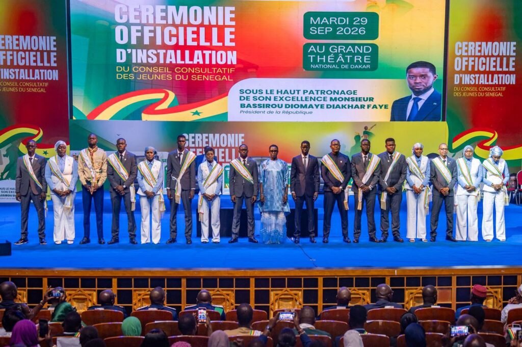 Installation du Conseil consultatif des Jeunes : Le Président Faye concrétise son engagement envers la jeunesse sénégalaise